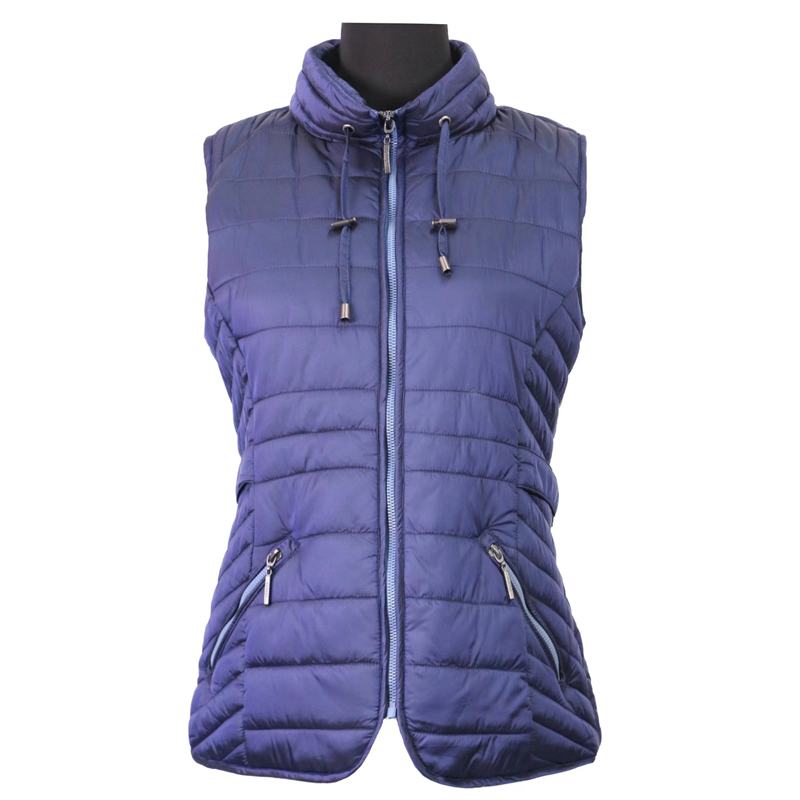 Women Customized Light Weight Autumn Padding Quilting Vests